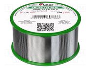 Soldering wire; tin; Sn96,5Ag3Cu0,5; 1mm; 250g; lead free; reel CYNEL