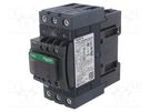 Contactor: 3-pole; NO x3; Auxiliary contacts: NO + NC; 120VAC; 50A SCHNEIDER ELECTRIC