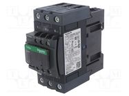 Contactor: 3-pole; NO x3; Auxiliary contacts: NO + NC; 24VDC; 50A SCHNEIDER ELECTRIC