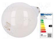 LED lamp; neutral white; E27; 230VAC; 3452lm; P: 23W; 4000K 