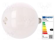 LED lamp; warm white; E27; 230VAC; 2000lm; P: 13W; 2700K; CRImin: 80 PHILIPS