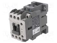 Contactor: 3-pole; NO x3; Auxiliary contacts: NO + NC; 24VAC; 18A LEGRAND