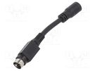 Adapter; Plug: straight; Input: 5,5/2,1; Out: KYCON KPPX-3P MEAN WELL