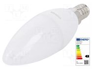 LED lamp; neutral white; E14; 230VAC; 470lm; P: 5.7W; 4000K ams OSRAM