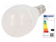 LED lamp; neutral white; E14; 230VAC; 806lm; P: 7.5W; 4000K ams OSRAM