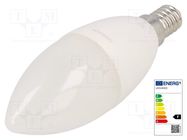 LED lamp; cool white; E14; 230VAC; 806lm; P: 7W; 6500K; CRImin: 80 ams OSRAM