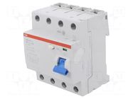 RCD breaker; Inom: 80A; Ires: 30mA; Max surge current: 5000A; IP20 ABB