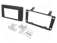 Radio frame; Dacia; 2 DIN; black 4CARMEDIA