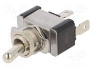 Switch: toggle; Pos: 2; SPST; ON-OFF; 21A/14VDC; TA/TA2; 0÷65°C; 50mΩ SWITCH COMPONENTS