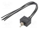 Switch: toggle; Pos: 2; DPST; ON-OFF; 25A/12VDC; Leads: leads 305mm SWITCH COMPONENTS
