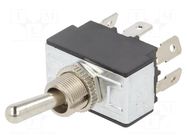 Switch: toggle; Pos: 2; DPDT; ON-ON; 21A/14VDC; Leads: connectors SWITCH COMPONENTS