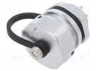 Socket; WY16; female; PIN: 4; IP67; 15A; soldering; 500V; 2mm2; 14AWG WEIPU