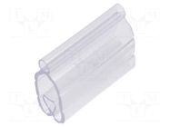 Markers; 8÷16mm; PVC; transparent; -30÷60°C; PT+30; UL94V-0; W: 10mm PARTEX