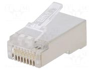 Connector: RJ45; plug; PIN: 8; Cat: 5e; shielded; 8p8c; for cable BM GROUP