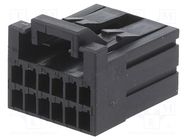 Connector: wire-board; plug; female; PIN: 12; Dynamic D-2100; 5A TE Connectivity