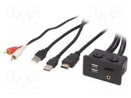 USB/AUX adapter; Ford ACV