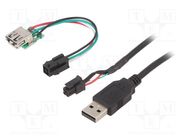 USB/AUX adapter; VW; VW T6 Multivan 2015->2019; OEM USB ACV
