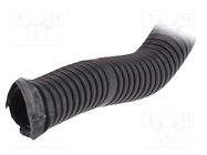 Protective tube; Size: 20; PVC; dark grey; L: 25m; 750N; Øint: 14.5mm PAWBOL