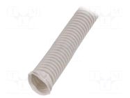 Protective tube; Size: 20; PVC; grey; L: 25m; 320N; Øint: 14.5mm PAWBOL