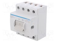Switch-disconnector; Poles: 4; for DIN rail mounting; 63A; 400VAC HAGER