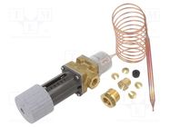 Thermostatic valve; G 3/8"; brass; AVTA; 0÷16bar; 2.3m DANFOSS