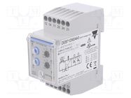 Earth leakage relay; 24÷240VAC; for DIN rail mounting; IP20 