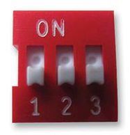 DIP SWITCH, 12POS, SPST-NO, SLIDE, TH