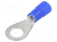 Tip: ring; M6; Ø: 6.5mm; 1.5÷2.5mm2; crimped; for cable; insulated ERKO