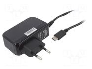 Power supply: switching; mains,plug-in; 5VDC; 3A; 15W; Out: USB C CELLEVIA POWER