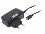 Power supply: switching; mains,plug-in; 5VDC; 3A; 15W; Out: USB C CELLEVIA POWER