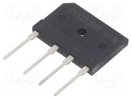 Bridge rectifier: single-phase; Urmax: 600V; If: 25A; Ifsm: 550A 