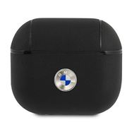 BMW BMA3SSLBK AirPods 3 cover black / black Geniune Leather Silver Logo, BMW