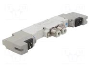 Electromagnetic valve; 2÷7bar; aluminium; HNBR caoutchouc; IP65 SMC