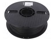 Filament: PET-G; 1.75mm; black; 220÷260°C; 1kg GEMBIRD