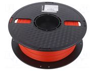 Filament: PLA; 1.75mm; bright red; 190÷220°C; 1kg GEMBIRD