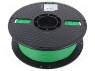Filament: PLA; 1.75mm; green; 190÷220°C; 1kg GEMBIRD