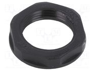 Nut; PG13,5; polyamide; black; -20÷90°C; Thread: PG BM GROUP