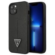 Guess GUHCP13MPSATLK iPhone 13 6.1&quot; black/black hardcase SaffianoTriangle Logo, Guess