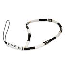 Guess pendant GUSTBCKH Phone Strap black-white/black-white Heishi Beads, Guess