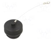 Accessories: protection cover; external thread,threaded joint BINDER