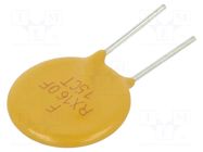 Fuse: PTC polymer; 1.6A; Imax: 40A; THT; reel,tape OPTIFUSE