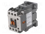 Contactor: 3-pole; NO x3; Auxiliary contacts: NO + NC; 400VAC; 12A LS ELECTRIC
