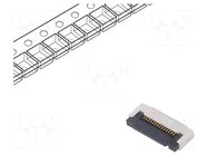 Connector: FFC/FPC; gold flash; SMT; 0.4A; 50V; PIN: 16; Mat: LCP GCT