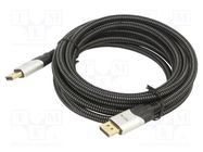 Cable; DisplayPort 1.4,HDCP 2.2; DisplayPort plug,both sides VCOM