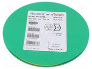 Markers; Marking: T; 2÷5mm; PVC; yellow; -65÷105°C; leaded; HGDC2-5 HELLERMANNTYTON