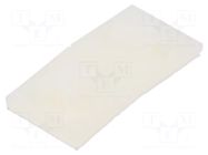 Self-adhesive cable holder; ØBundle : 5mm; polyamide; natural HELLERMANNTYTON