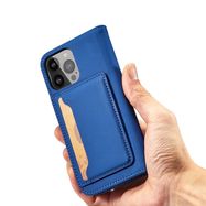 Magnet Card Case Case for Samsung Galaxy S22 Ultra Cover Card Wallet Card Holder Blue, Hurtel