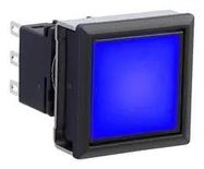 PB SWITCH, SPDT, 0.1A, 125VAC, BLU