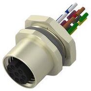 SENSOR CORD, 8P M12 RCPT-FREE END, 7.9"