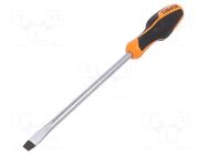 Screwdriver; slot; 10x1.6mm; BETAGRIP; Blade length: 200mm BETA
